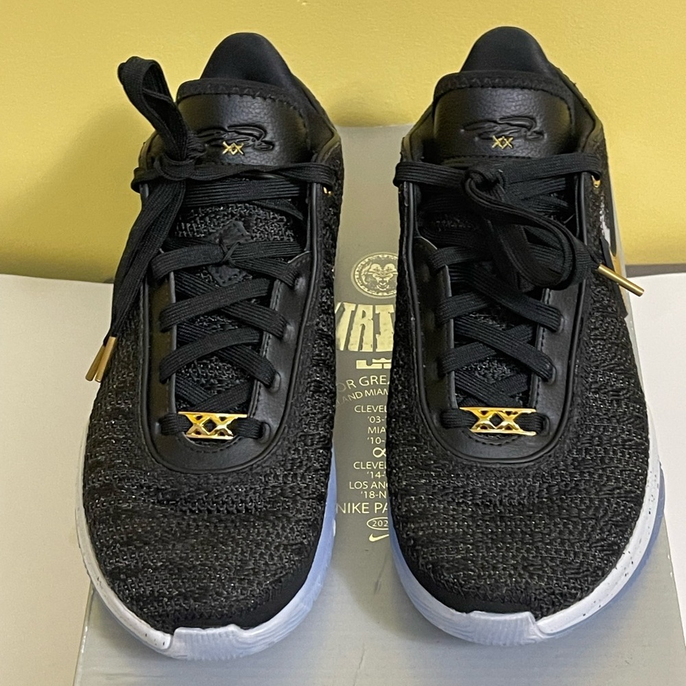 Lebron XX (GS)
Gold Black Size 6Y 7.5 W
DQ8651 003
